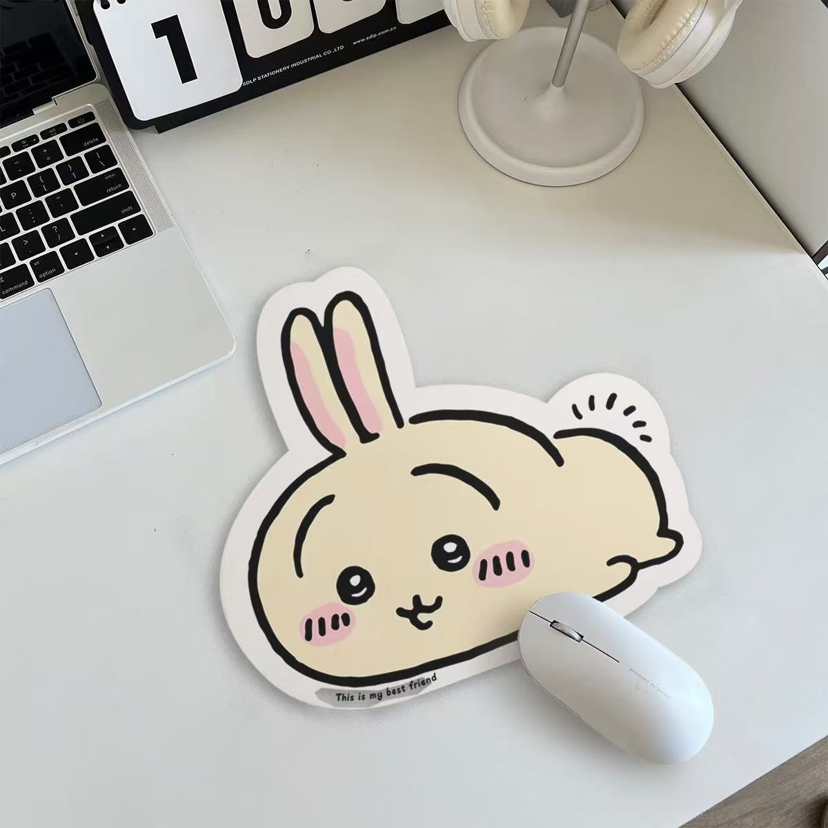 Rubber Mat Desk - แผ่นรองเมาส์หนังรูปทรงพิเศษลายการ์ตูนชิอิคาวะ จิยิ อุซางิ ฮาจิวาระ แผ่นรองยาง แผ่นรองโต๊ะ