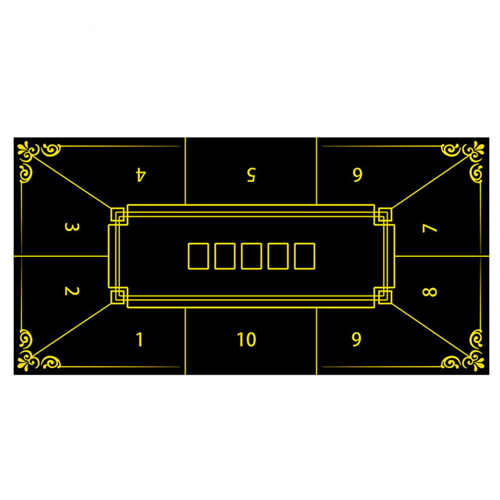 Rubber Mat Desk - ผ้าปูโต๊ะโป๊กเกอร์ยางหนา สำหรับคาสิโน เท็กซัส โฮลเอ็ม แผ่นรองโต๊ะเกม แผ่นรองโต๊ะเล่นเกม