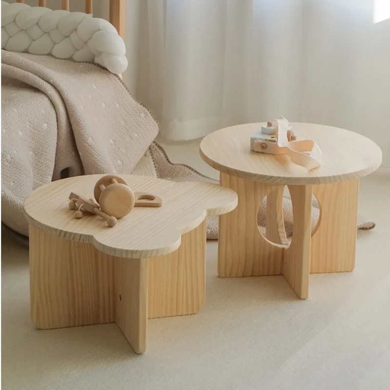 Desk Setup Small Room - โต๊ะไม้ขนาดเล็กสำหรับเด็กอนุบาลโต๊ะทรงกลมขนาดเล็กสไตล์เกาหลีโต๊ะน้ำชาขนาดเล็กตั้งโต๊ะสำหรับเรียนรู้