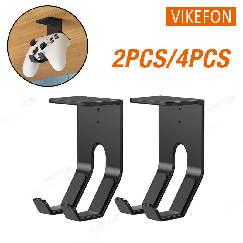 Desk Setup Xbox - 2 pcs/4 pcs ABS ภายใต้ตารางเกมคอนโทรลเลอร์เกมคอนโซลฐานจัดเก็บชุดหูฟังสําหรับ Sony