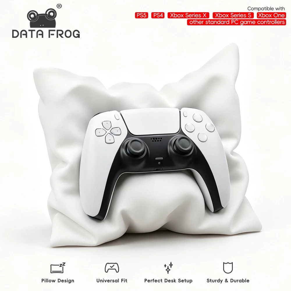 Desk Setup Xbox - แท่นวางจอยคอนโทรลเลอร์ Data Frog พร้อมเบาะรอง ใช้ได้กับ PS5