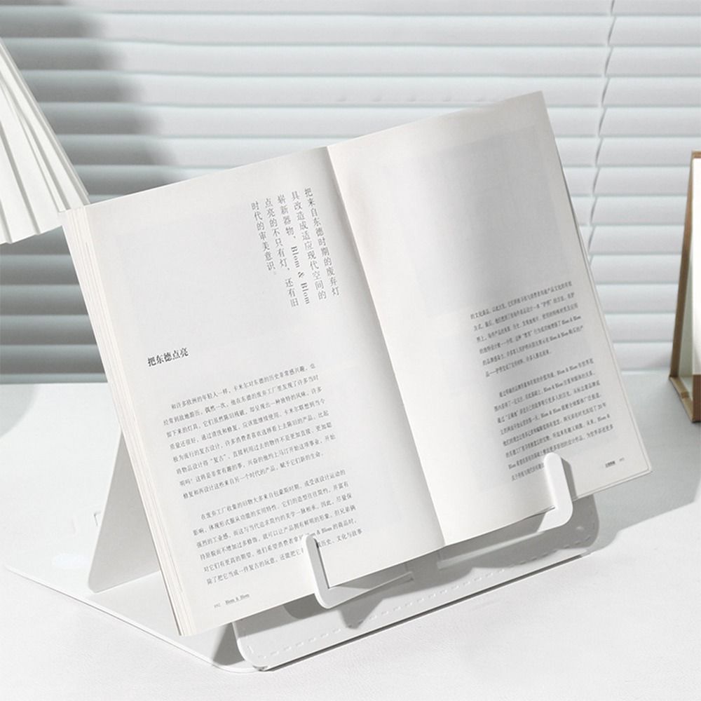 Desk Setup Shelf - แบบพกพาอ่านหนังสือ Rack พับเพลงคะแนนหนังสือสูตรโต๊ะชั้นวางหนังสือสําหรับผู้อ่าน