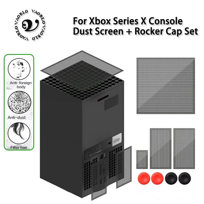 Desk Setup Xbox - ป้องกันกรองฝุ่นสําหรับ Xbox Series X คอนโซลพัดลมระบายความร้อนกันฝุ่น Thumbstick