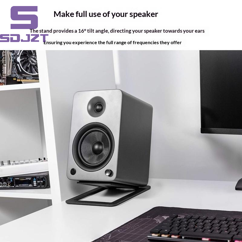 Speaker Desk Setup - ขาตั้งลำโพงตั้งโต๊ะ 2 ชิ้น ป้องกันการสั่นสะเทือน สำหรับติดตั้งลำโพงบนโต๊ะคอมพิวเตอร์
