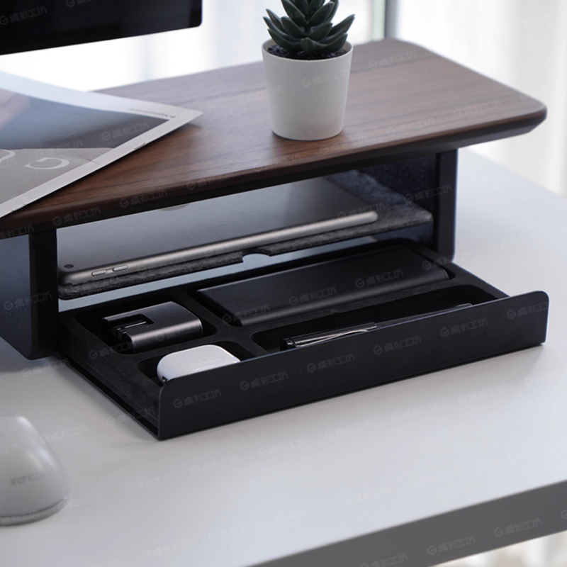ขาตั้งจอพร้อมลิ้นชักเก็บของ อุ - Desk Setup Home บทวิจารณ์และราคา