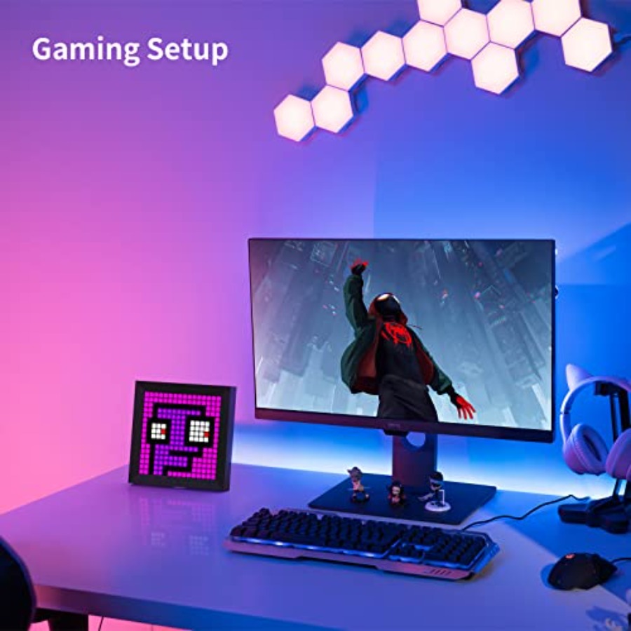 แผงแสดงผลพิกเซลไฟ LED เหมาะสำห - Desk Setup For Gaming บทวิจารณ์และราคา