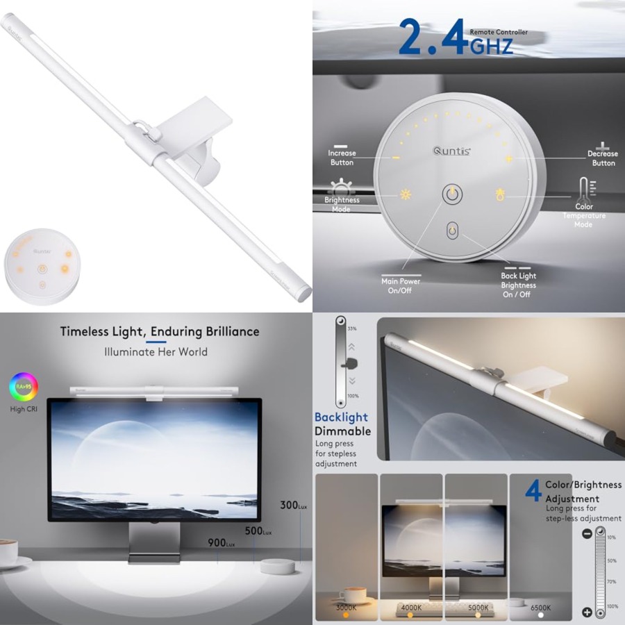 แถบไฟมอนิเตอร์พร้อมรีโมท, ถนอม - Desk Setup Home บทวิจารณ์และราคา