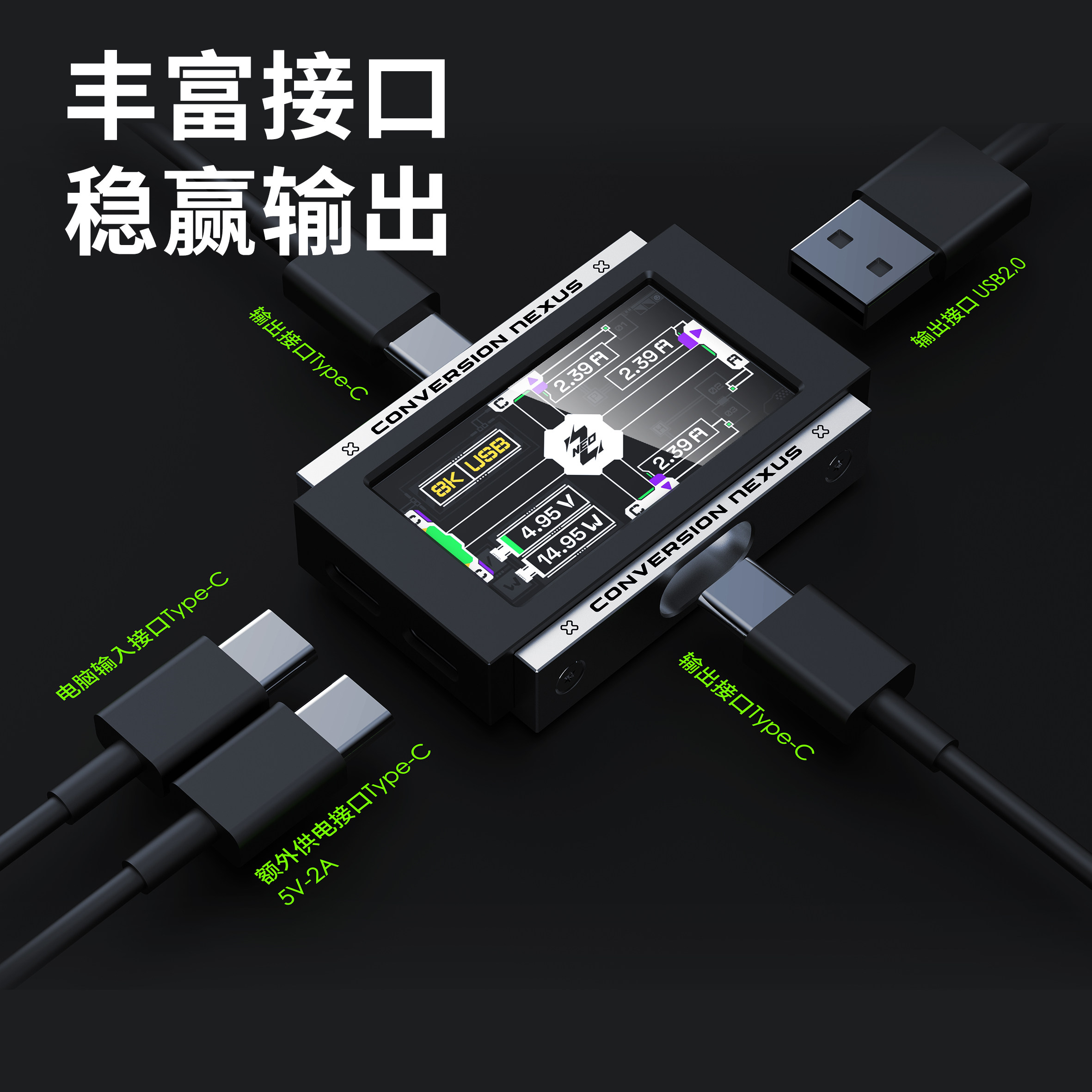 ฮับ USB สำหรับเล่นเกม 2-in-3-o - Desk Setup For 2 Laptops บทวิจารณ์และราคา