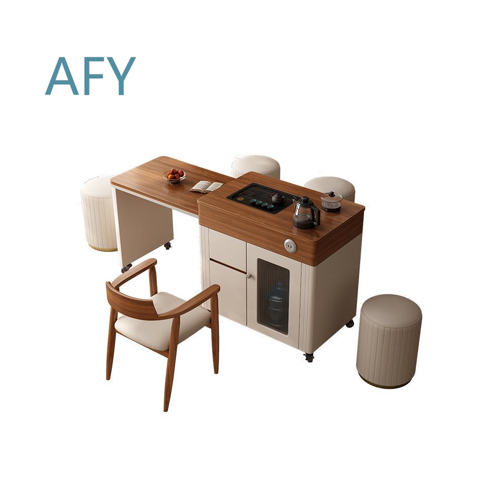 ชุดโต๊ะและเก้าอี้ไม้จริงแบบเคล - Desk Setup Small Room บทวิจารณ์และราคา