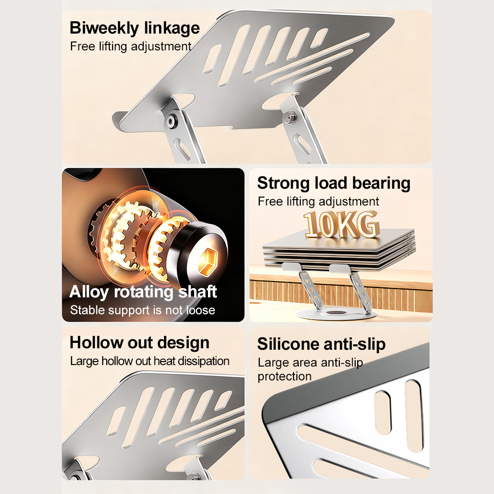 360 °   ขาตั้งแล็ปท็อปแบบหมุนไ - Desk Setup Home บทวิจารณ์และราคา