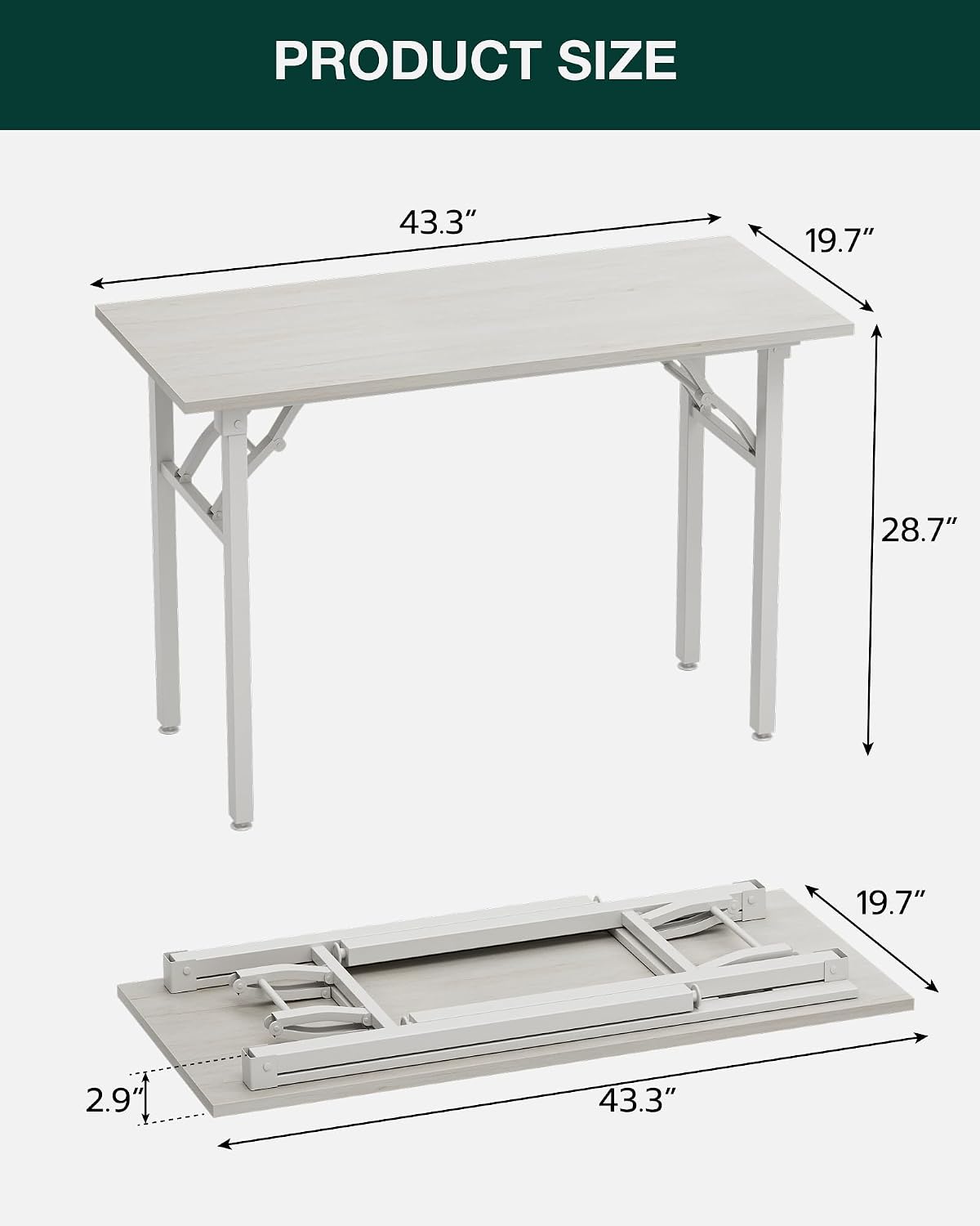 โต๊ะคอมพิวเตอร์พับได้ Frylr Sm - Desk Setup For 2 Laptops บทวิจารณ์และราคา