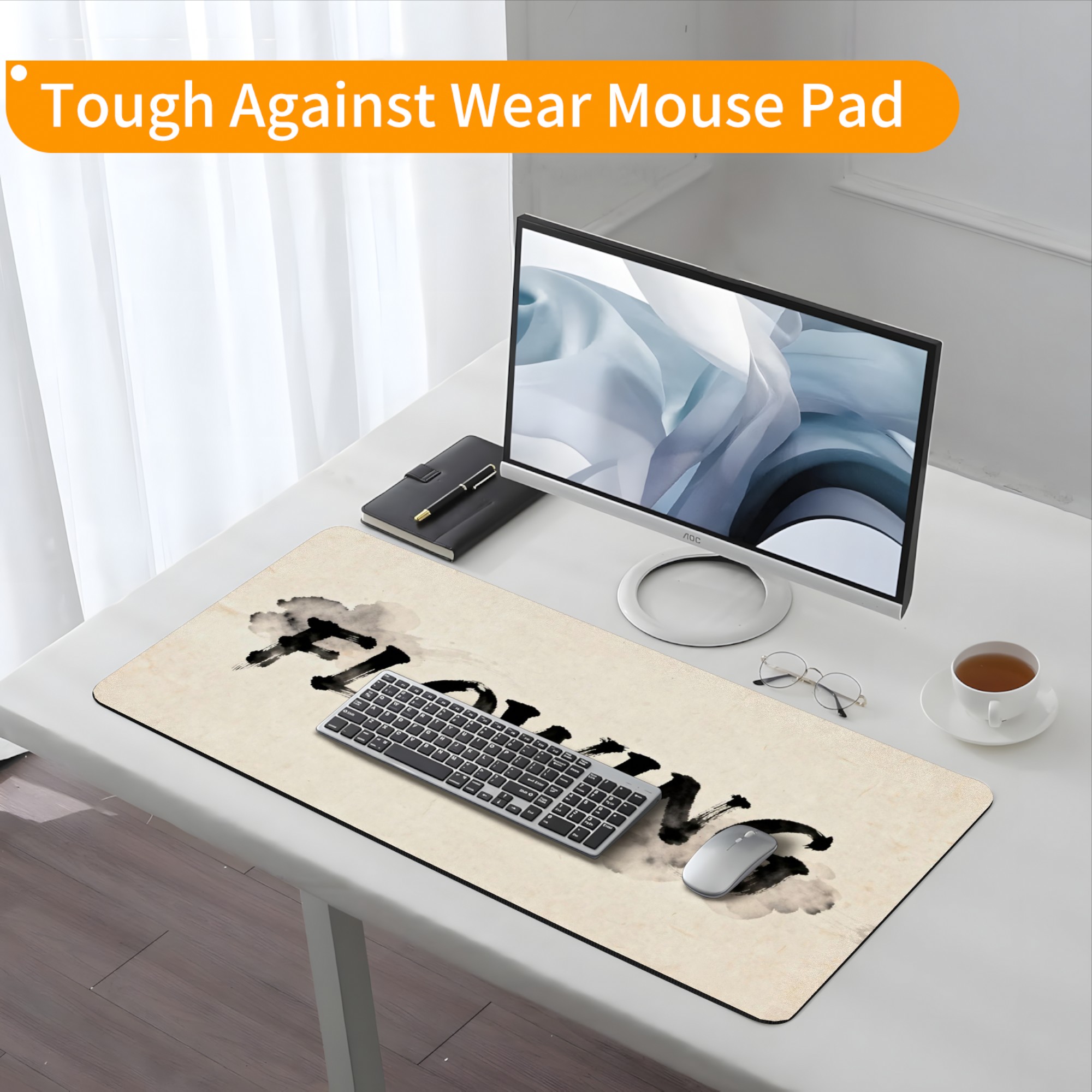 แผ่นรองเมาส์เกมมิ่ง Black Ink  - Rubber Mat Desk บทวิจารณ์และราคา
