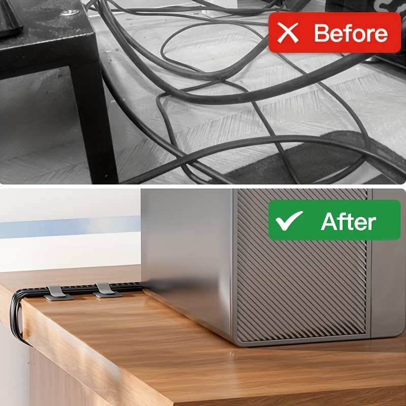 สายรัดเคเบิล สายรัดแบบใช้ซ้ำได - Desk Setup Small Room บทวิจารณ์และราคา