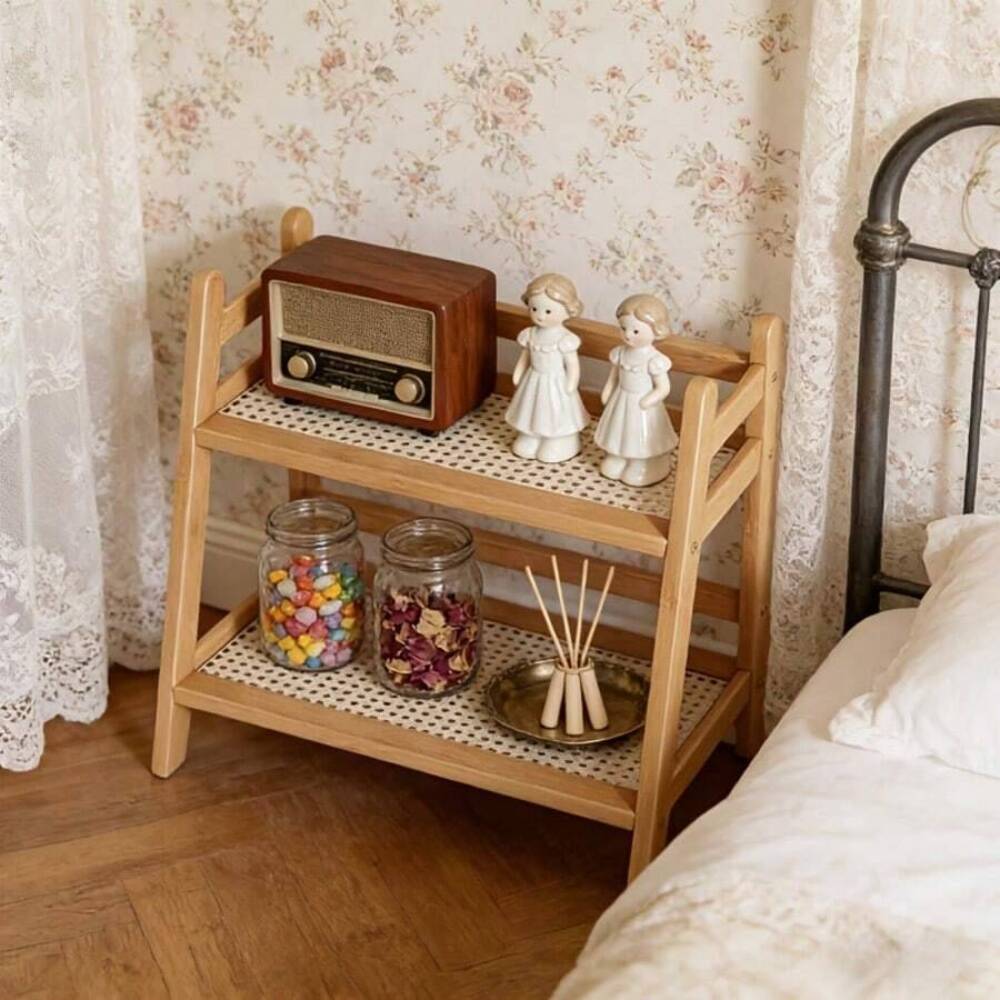 ชั้นวางของบนเคาน์เตอร์ไม้ไผ่ 2 - Desk Setup Shelf บทวิจารณ์และราคา