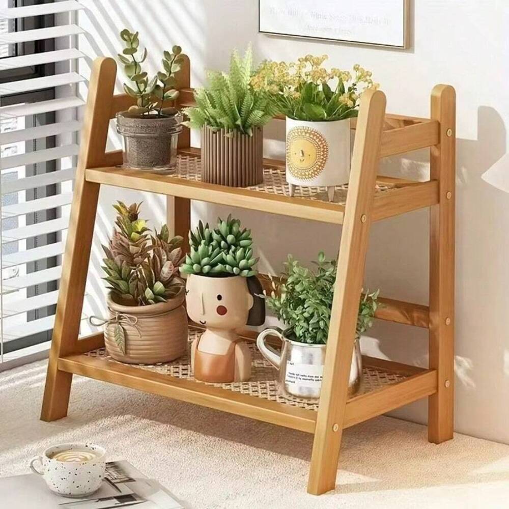 ชั้นวางของบนเคาน์เตอร์ไม้ไผ่ 2 - Desk Setup Shelf บทวิจารณ์และราคา