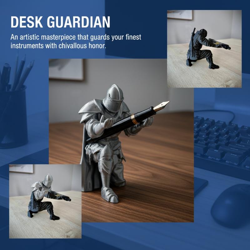 ที่วางปากกาเรซิ่นรูปชุดเกราะยุ - Desk Setup Home บทวิจารณ์และราคา