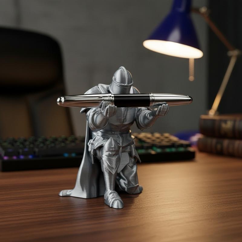 ที่วางปากกาเรซิ่นรูปชุดเกราะยุ - Desk Setup Home บทวิจารณ์และราคา