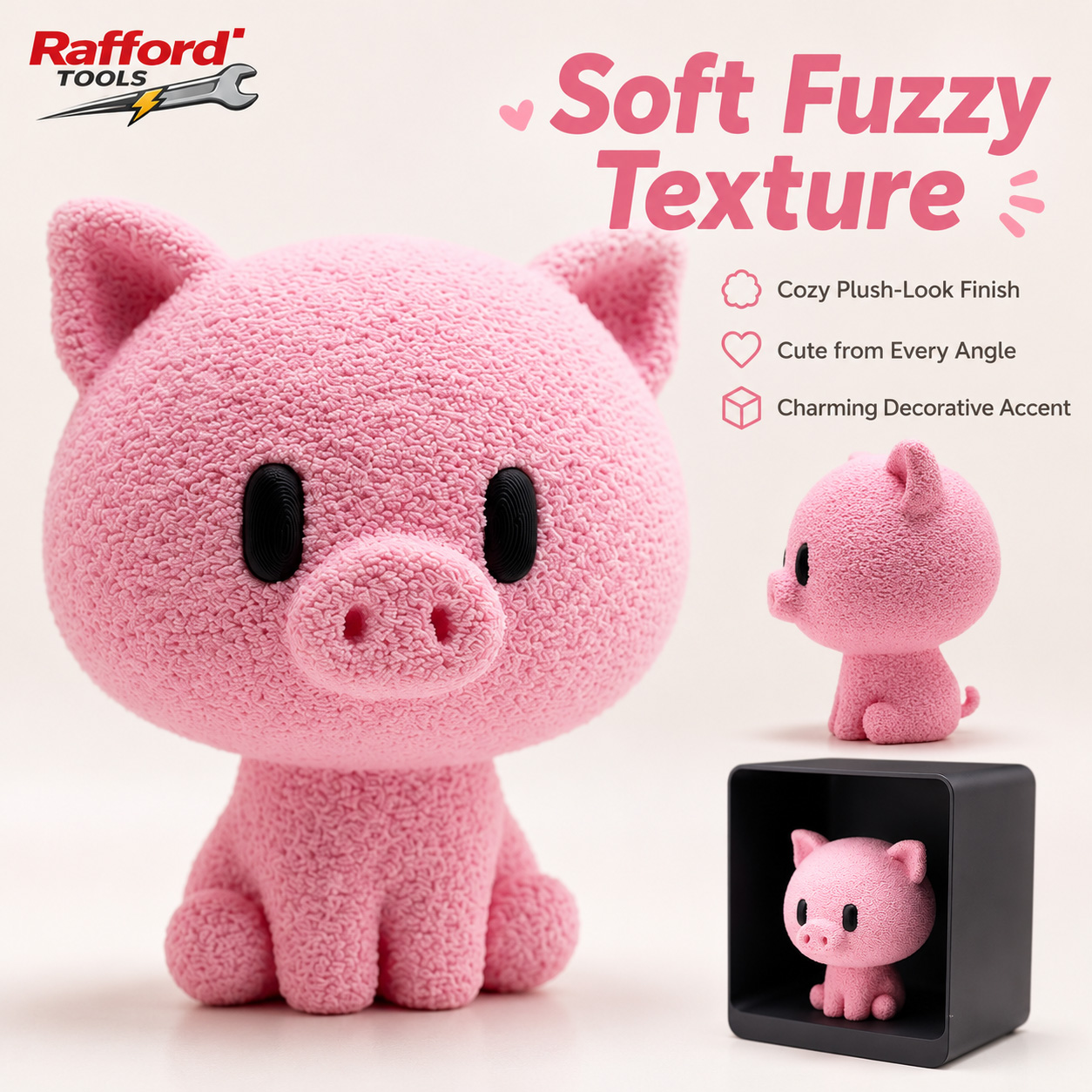ราฟฟอร์ด ตุ๊กตาหมูสีชมพูน่ารัก - Desk Setup Shelf บทวิจารณ์และราคา