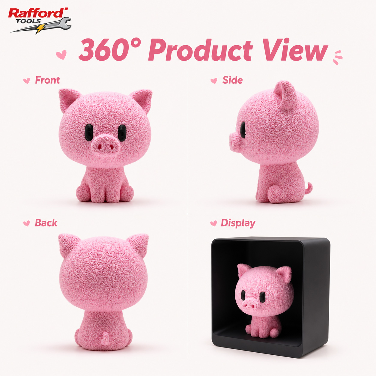 ราฟฟอร์ด ตุ๊กตาหมูสีชมพูน่ารัก - Desk Setup Shelf บทวิจารณ์และราคา