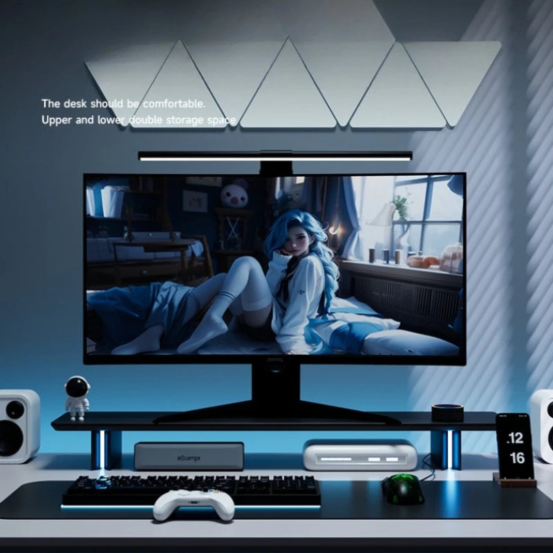 ขาตั้งจอ RGB แบบปรับระดับได้ ส - Desk Setup For 2 Laptops บทวิจารณ์และราคา