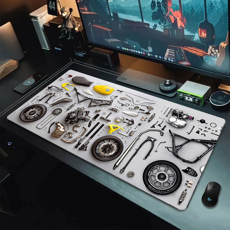 แผนภาพการถอดประกอบ แผ่นรองเมาส - Rubber Mat Desk บทวิจารณ์และราคา