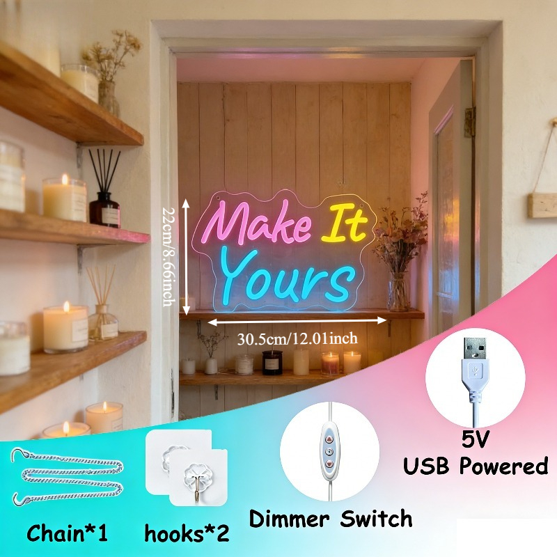 ทำให้เป็นของคุณ ป้ายไฟนีออน LE - Desk Setup Inspiration บทวิจารณ์และราคา