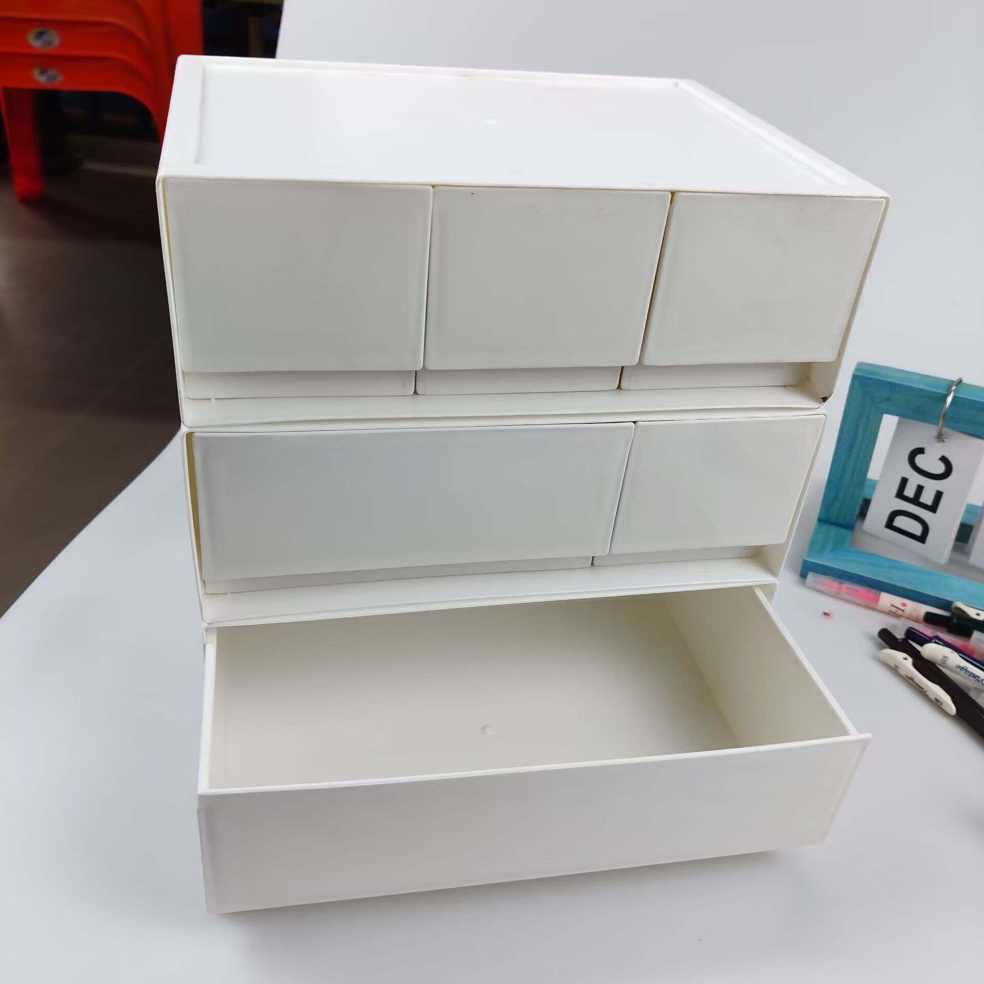 กล่องเก็บของบนโต๊ะ, ลิ้นชัก, ช - Desk Setup Shelf บทวิจารณ์และราคา