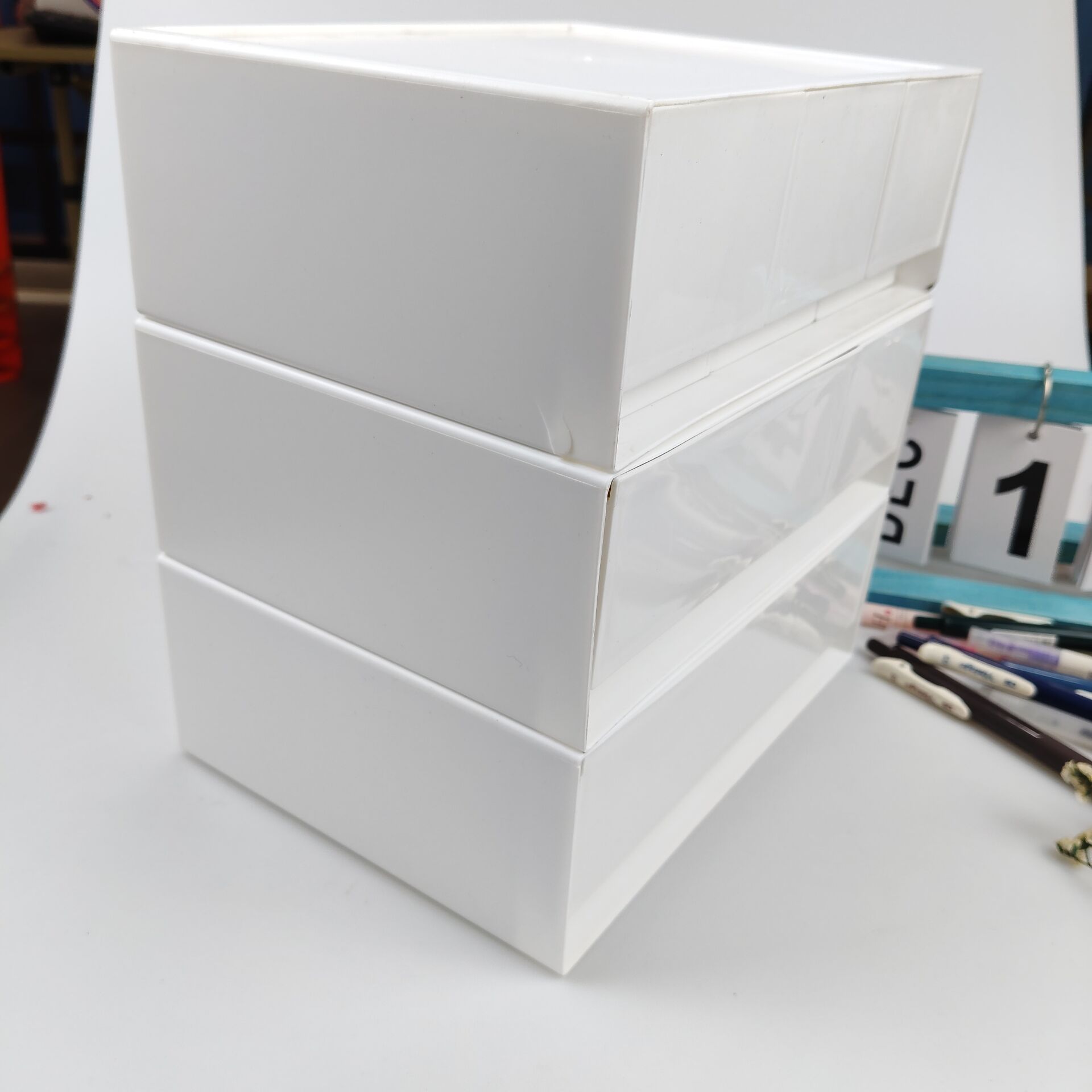 กล่องเก็บของบนโต๊ะ, ลิ้นชัก, ช - Desk Setup Shelf บทวิจารณ์และราคา