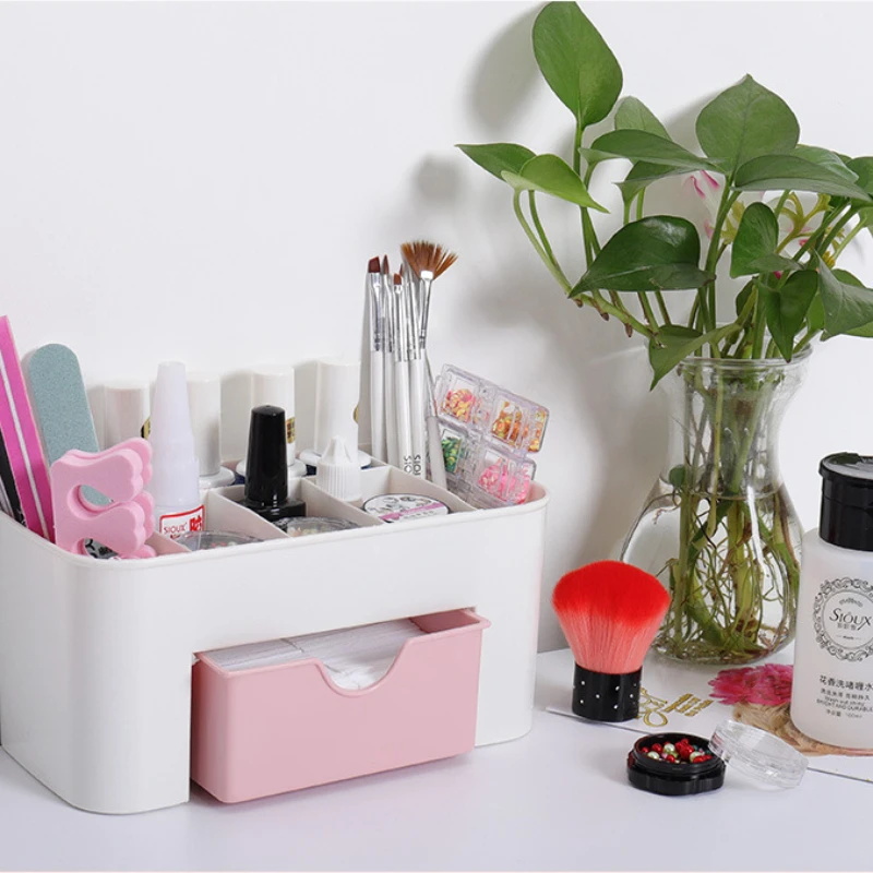 Nail Art Organizer เดสก์ท็อปลิ - Desk Setup Shelf บทวิจารณ์และราคา