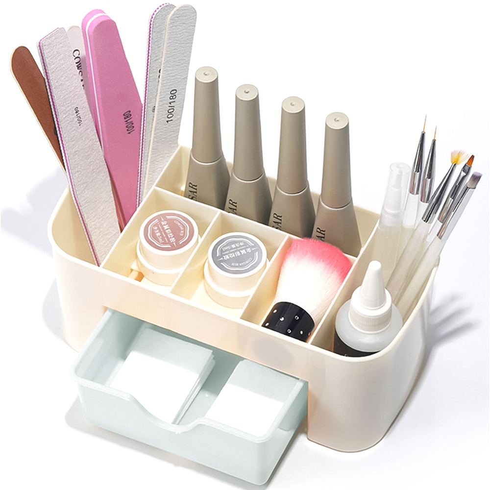 Nail Art Organizer เดสก์ท็อปลิ - Desk Setup Shelf บทวิจารณ์และราคา