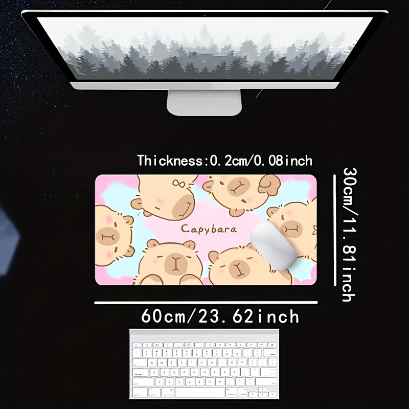 แผ่นรองเมาส์ลายการ์ตูนคาปิบาร่ - Desk Setup For Gaming บทวิจารณ์และราคา
