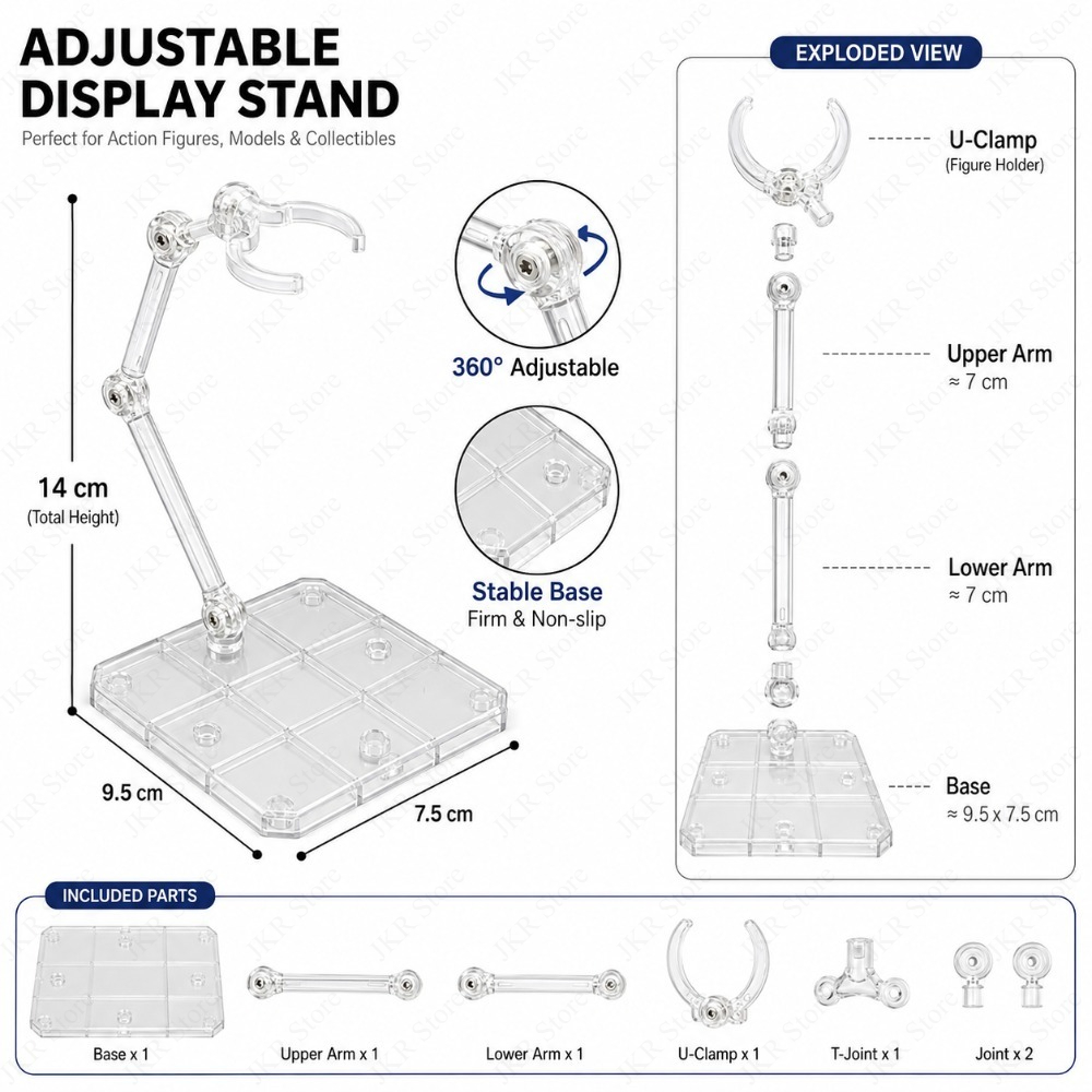 1/3/5/10 ชิ้นอะคริลิคใสขาตั้งฟ - Desk Setup Shelf บทวิจารณ์และราคา