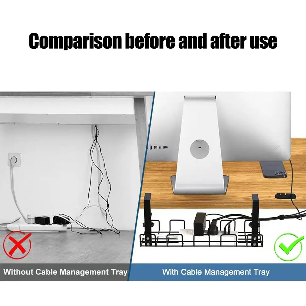 กล่องจัดการสายเคเบิลใต้โต๊ะ CA - Desk Setup Shelf บทวิจารณ์และราคา