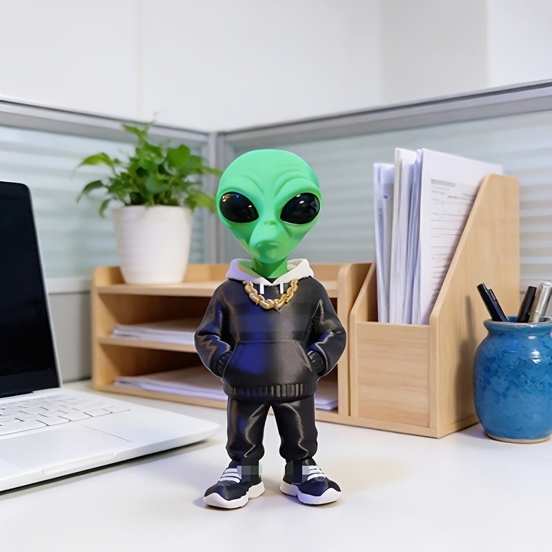 ฟิกเกอร์เอเลี่ยนสีเขียว 1 ชิ้น - Desk Setup Home บทวิจารณ์และราคา